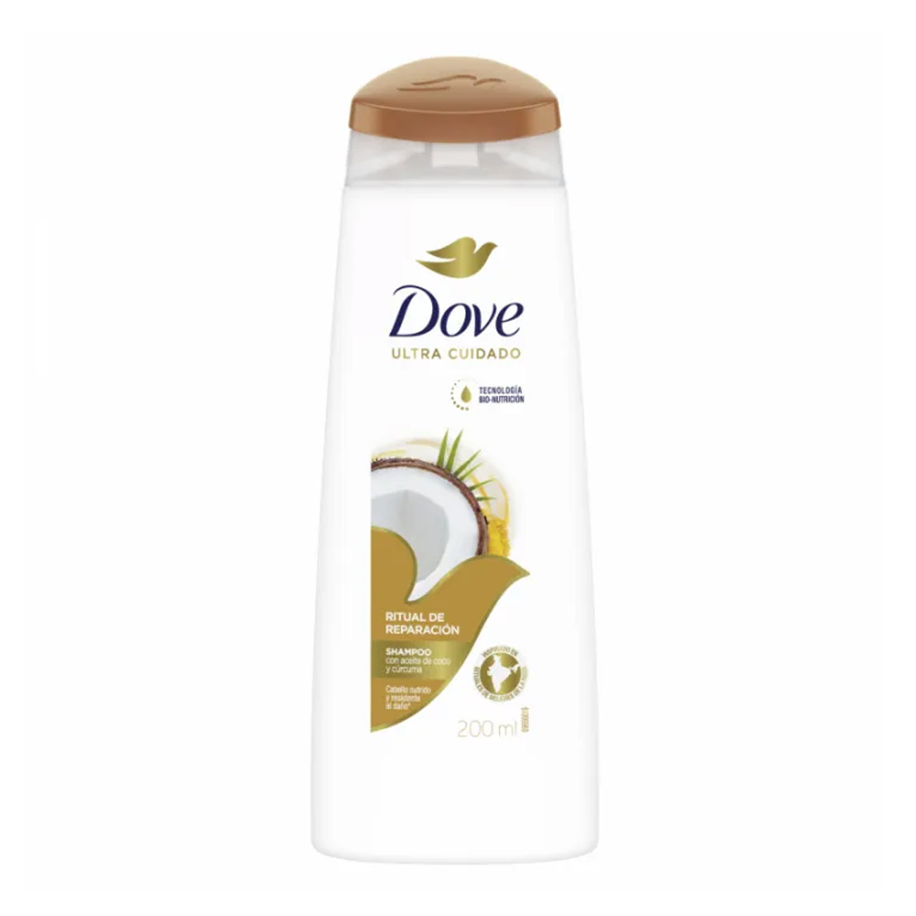Shampoo Dove Ritual De Reparación Coco 200ml