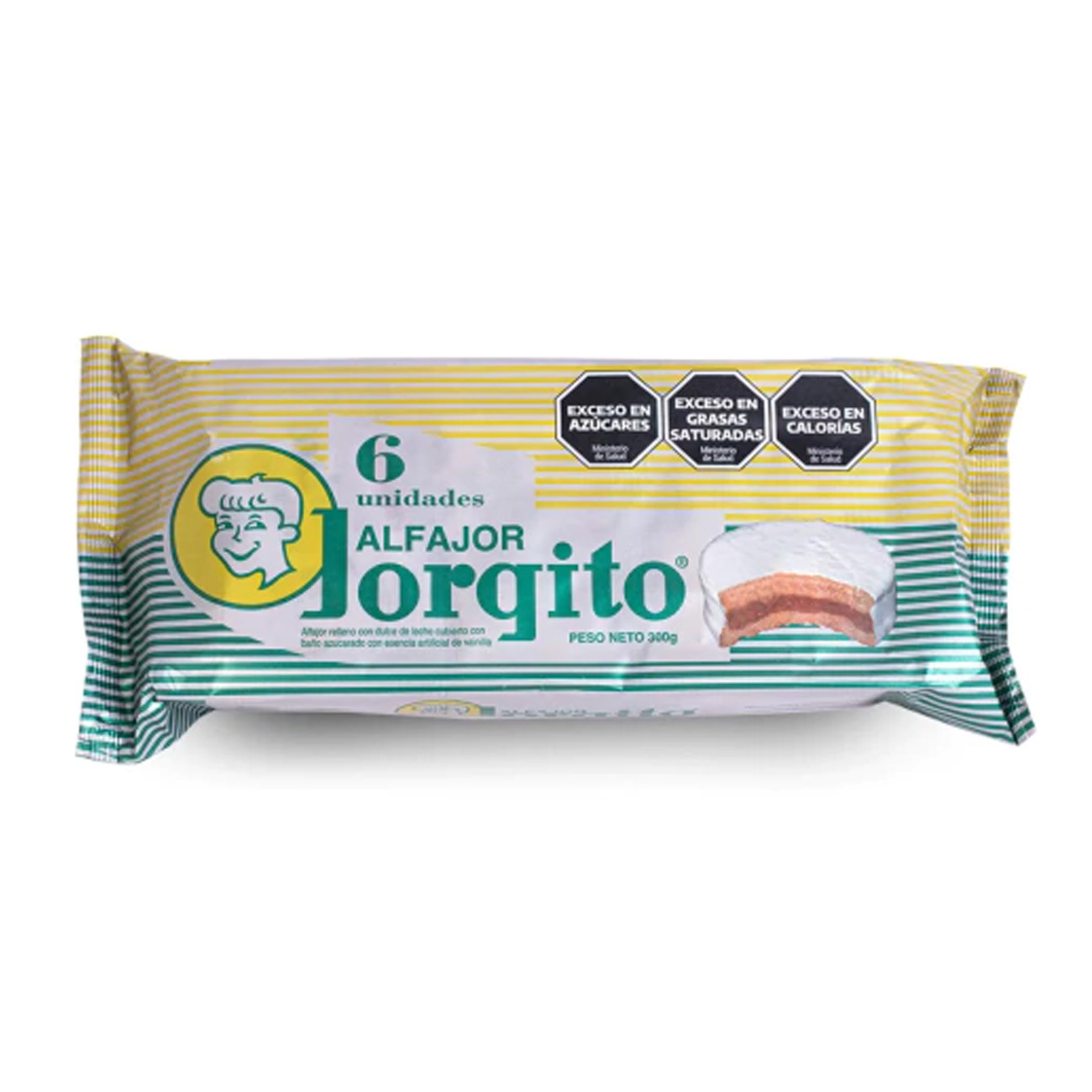 Alfajorcitos Jorgito Glaseado x 6un