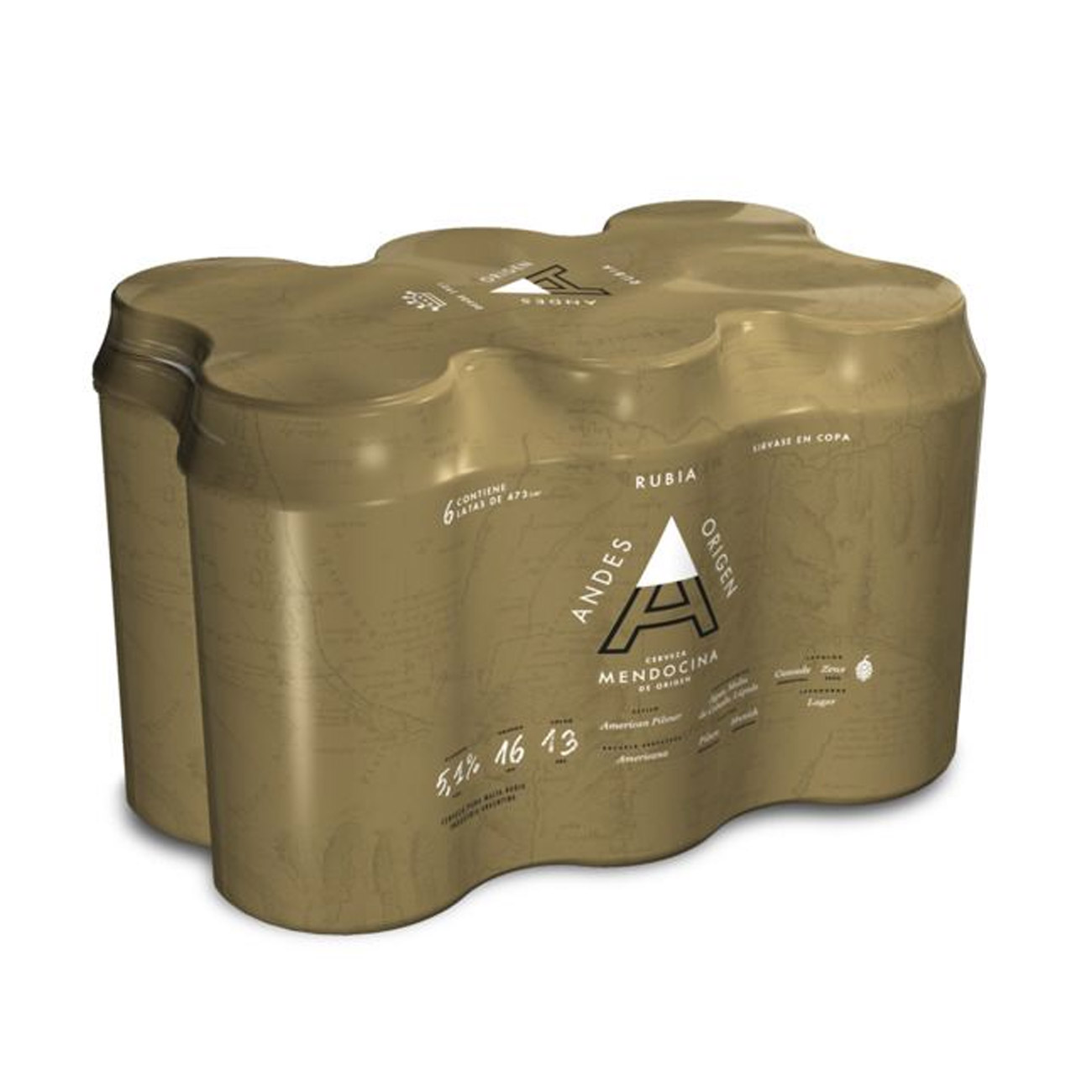 Andes Origen Rubia Six Pack 473