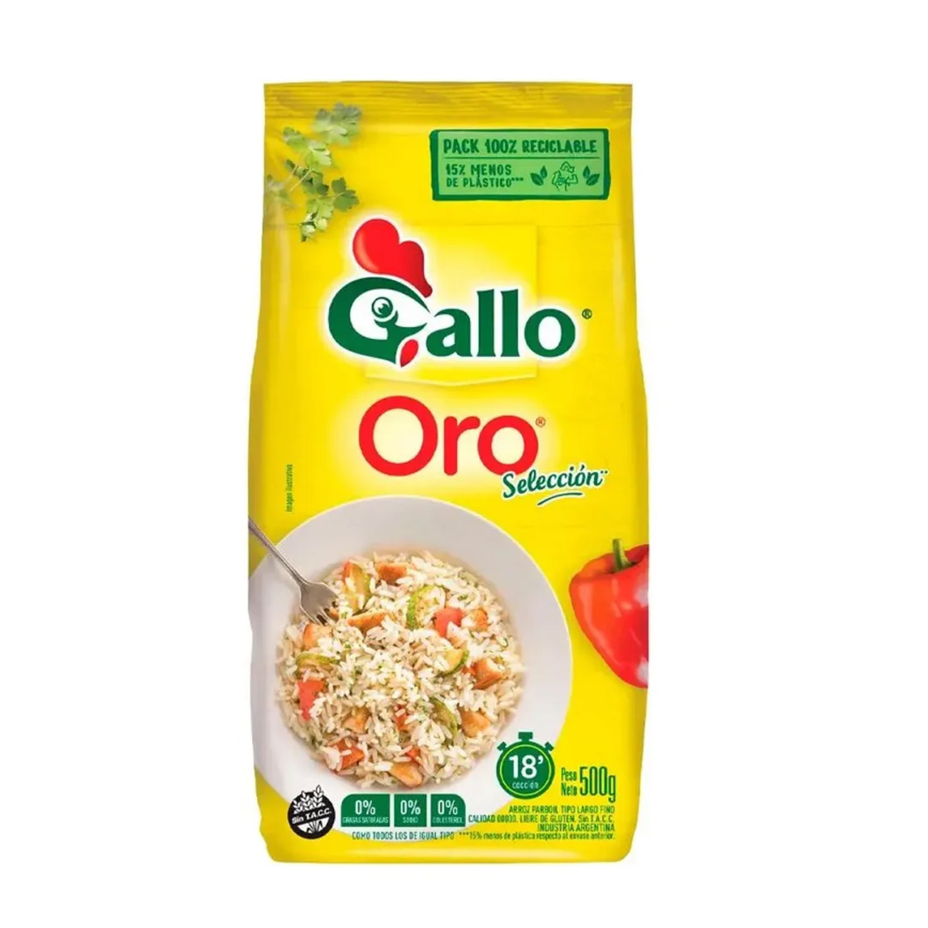 Arroz Gallo Oro 500gr