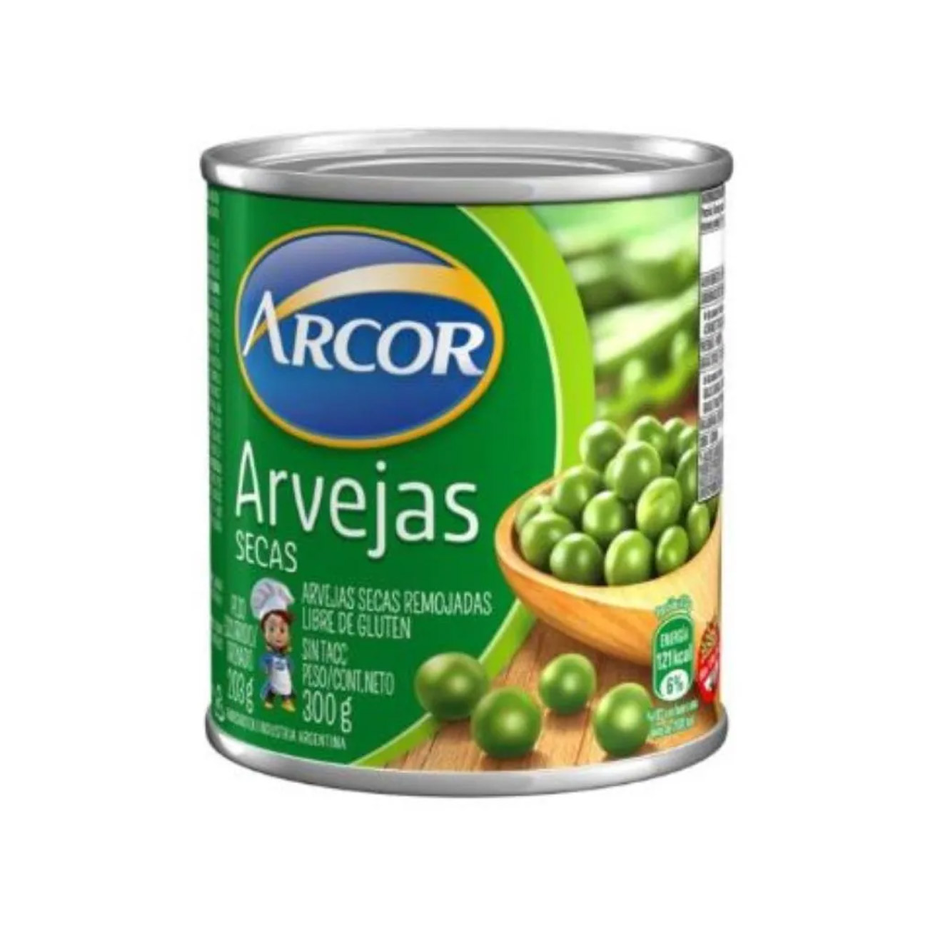 Arvejas Secas Remojadas Arcor 300gr