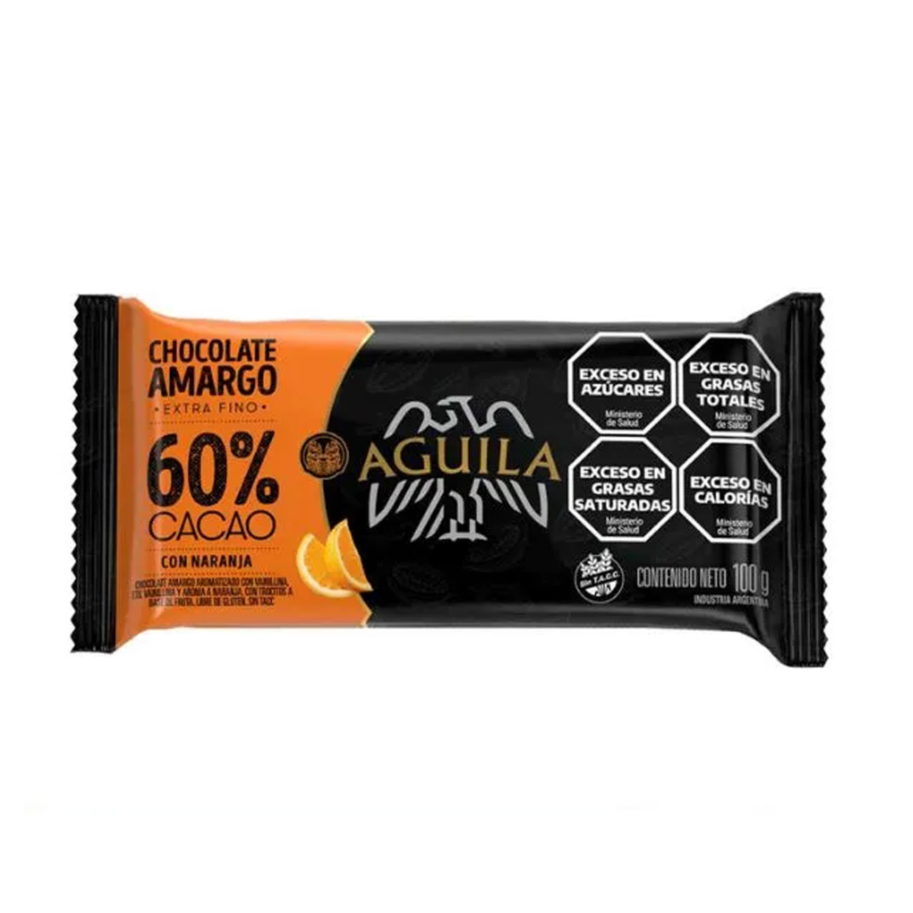 Aguila 60% Cacao con Naranja 100gr