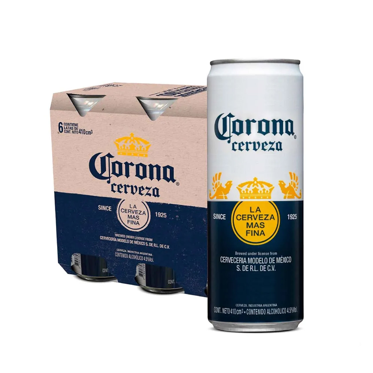 Corona Six Pack Lata 410