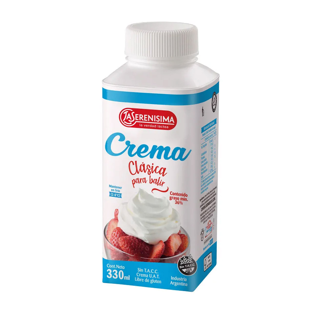 Crema De Leche Batir Tetratop 330cc