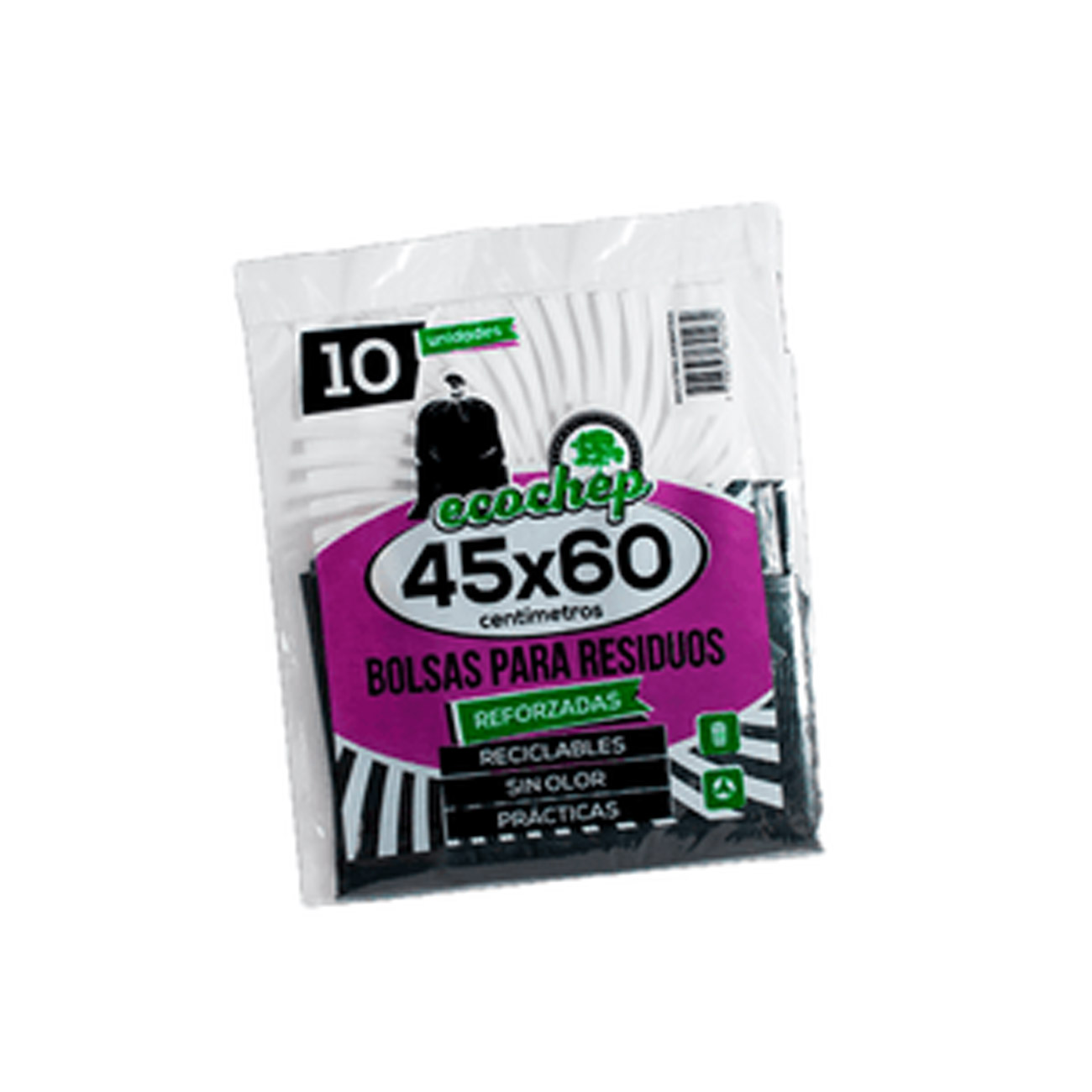 Bolsa De Residuos Ecobolsa 45x60 10un