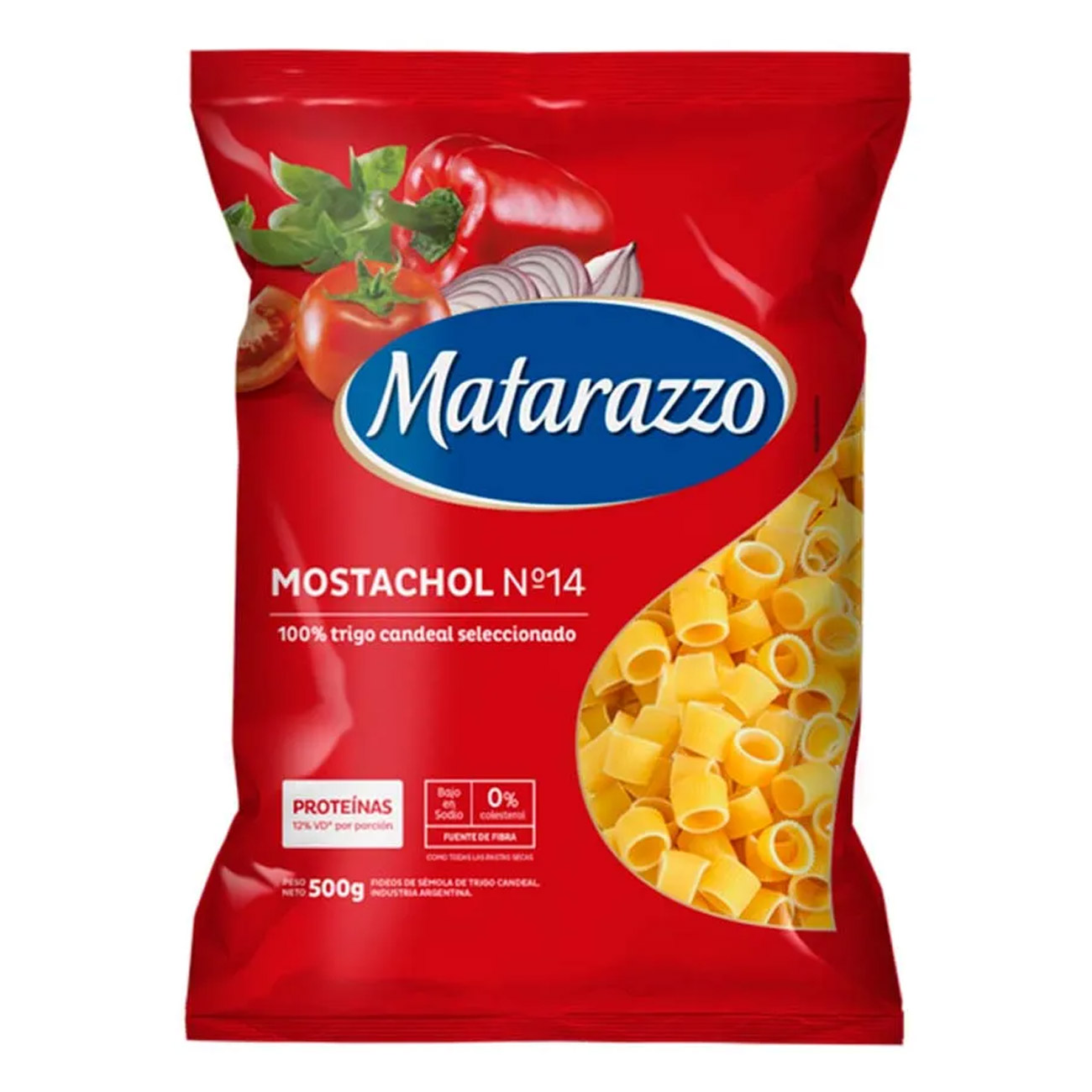 Fideos Mostacholes Matarazzo 500gr