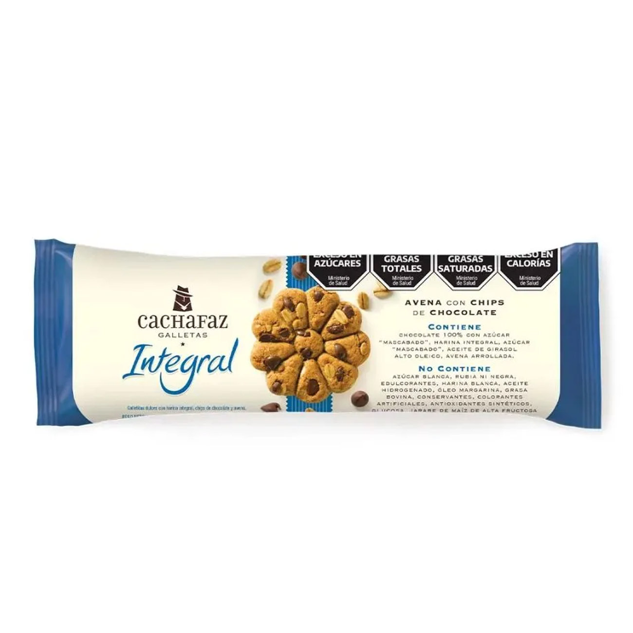 Galletitas Cachafaz De Avena Con Chips De Chocolate 225gr