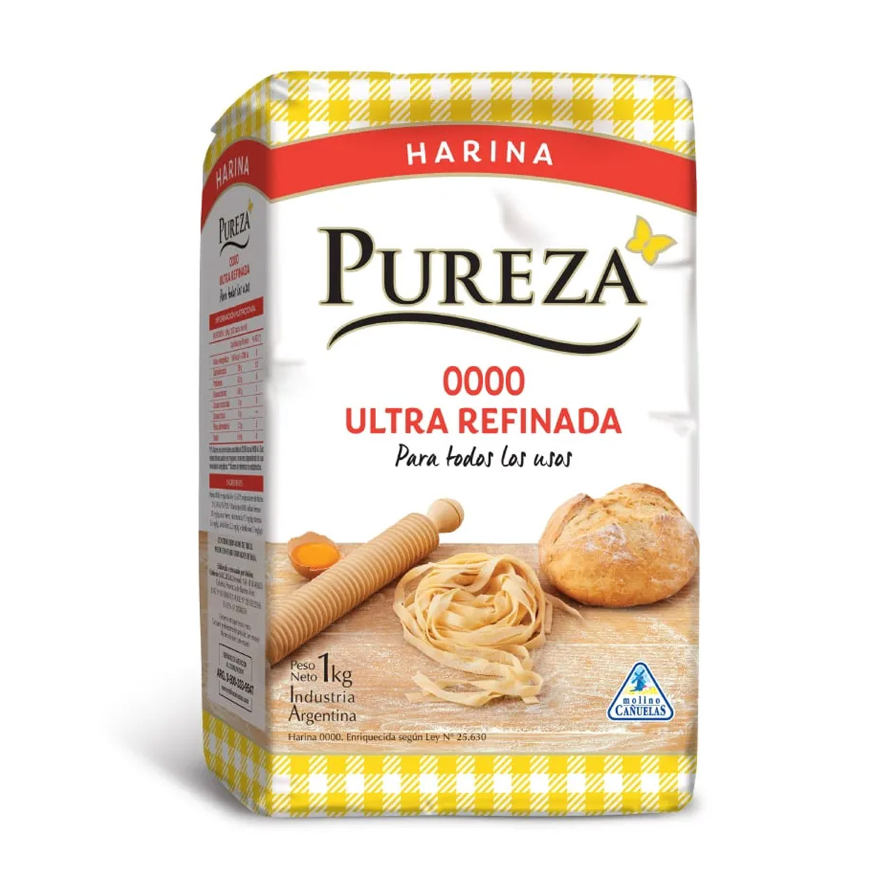 Harina Pureza 0000 Ultra Refinada 1kg