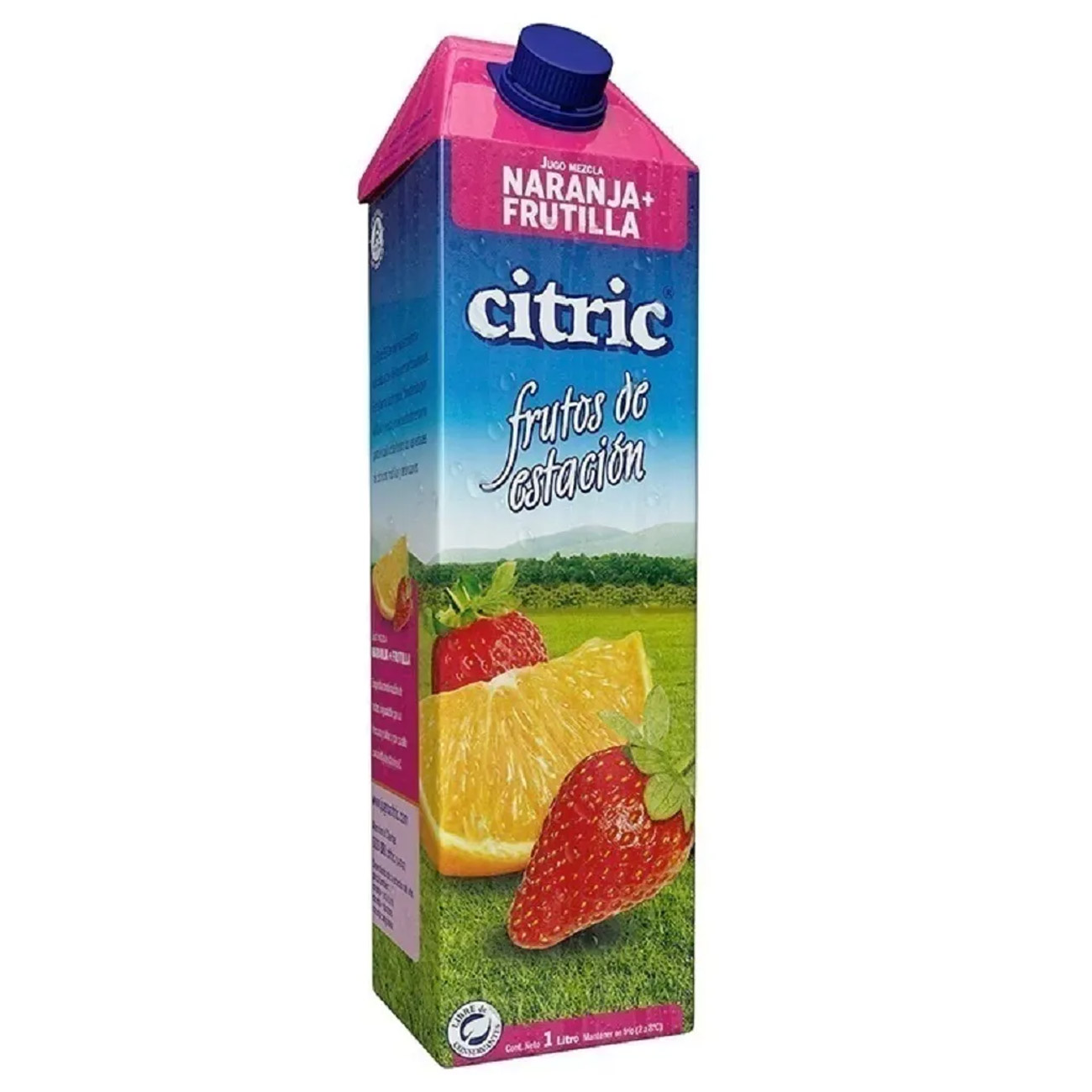 Jugo De Naranja Y Frutilla Citric 1lt