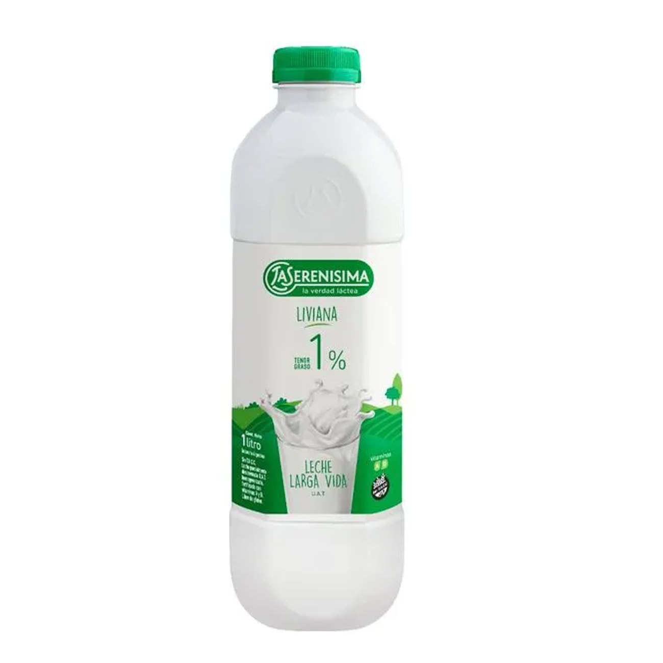 Leche LS Larga Vida 1 %  Botella x 1 Lt