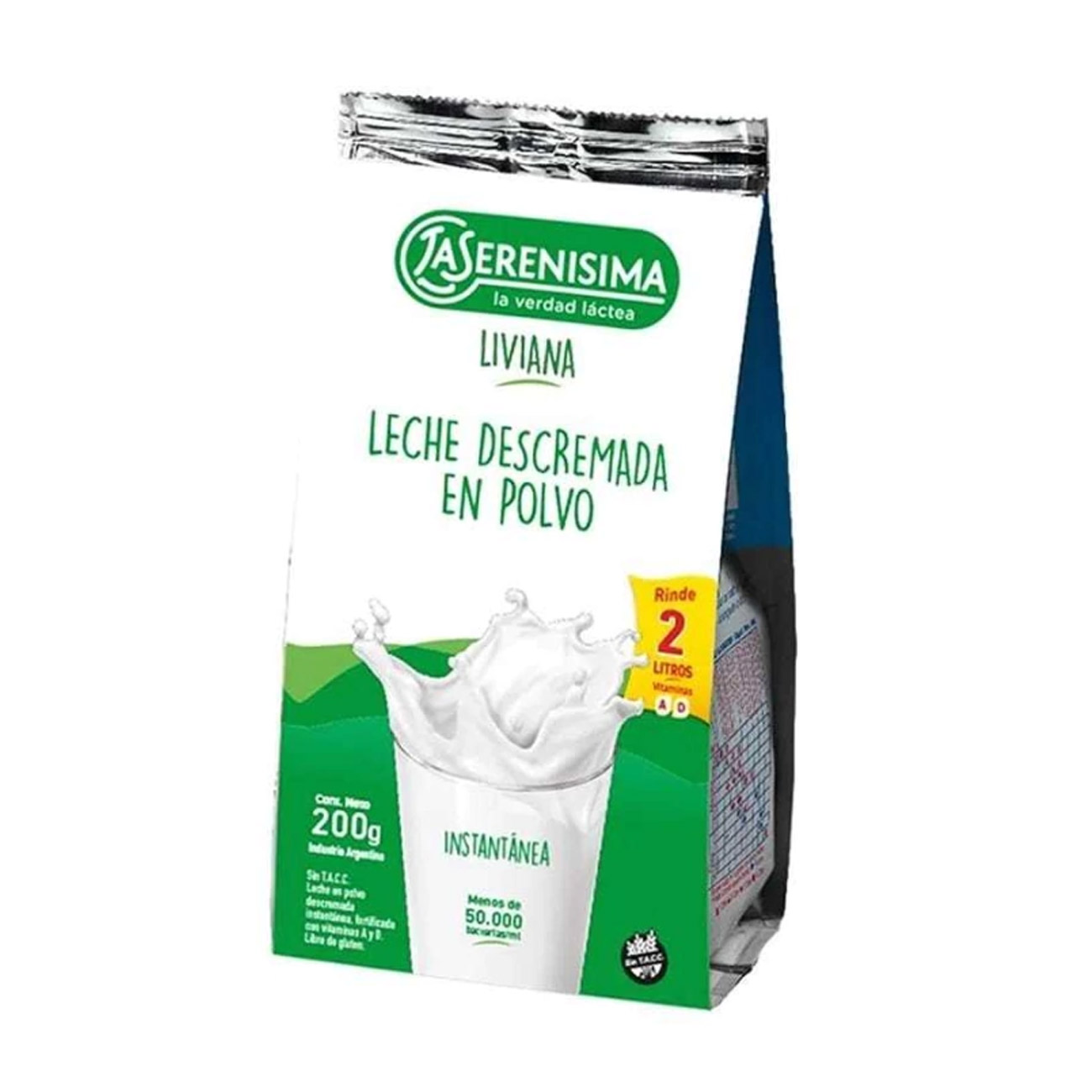 Leche En Polvo Descremada 200cc