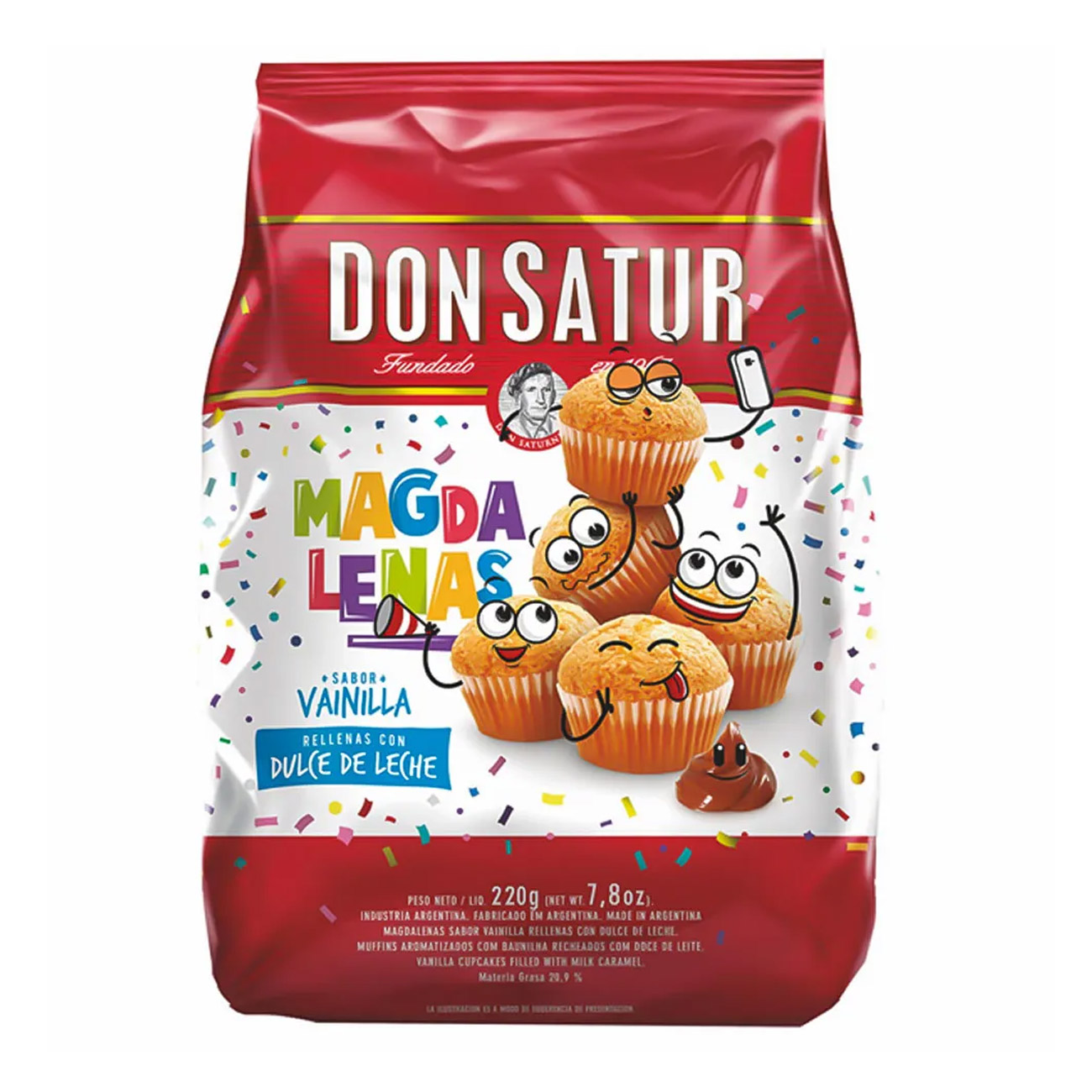 Magdalenas Vainilla C/DDL 220gr