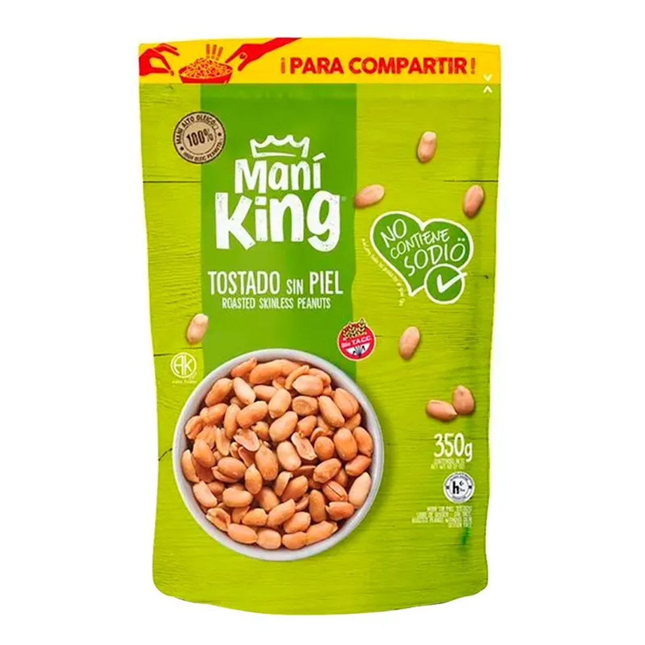 Mani King Sin Sal Sin Piel 350gr
