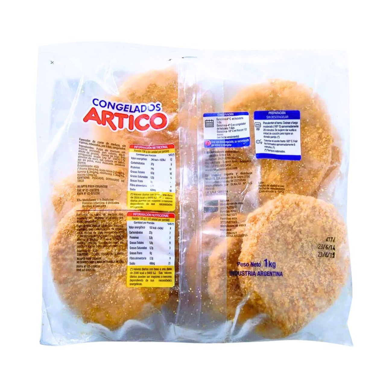 Medallones de Merluza Artico 900gr