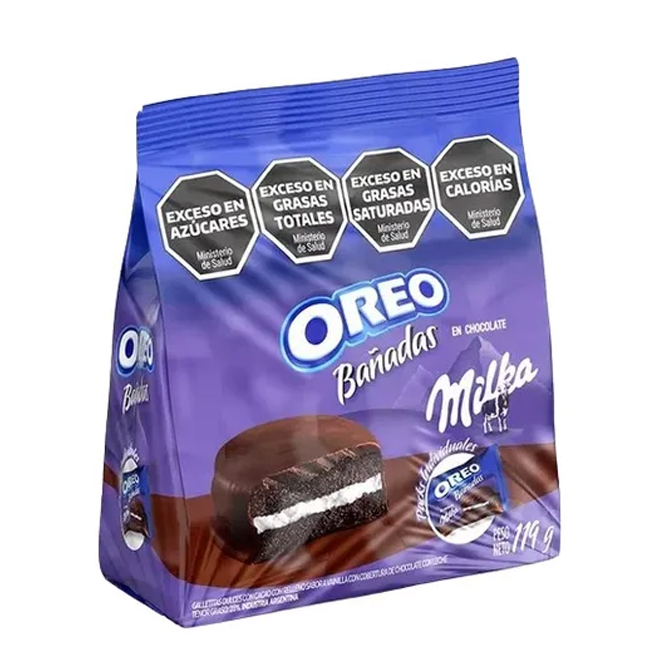 Oreo Bañada Chocolate 119gr