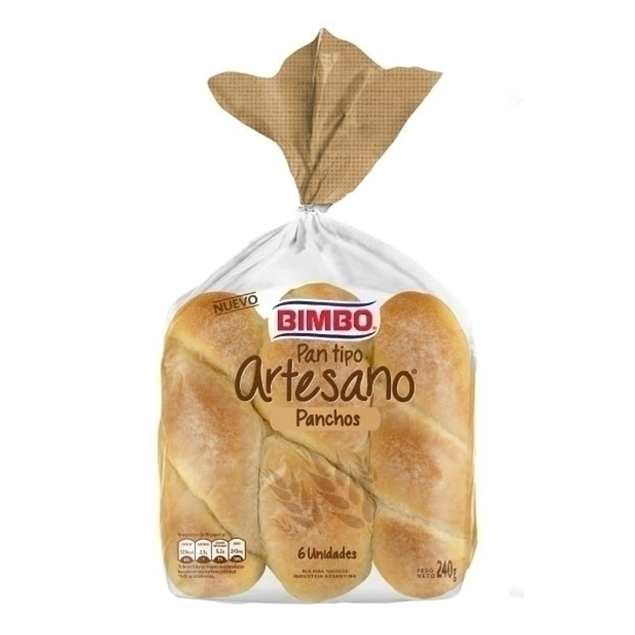 Pan Para Panchos Artesano Bimbo