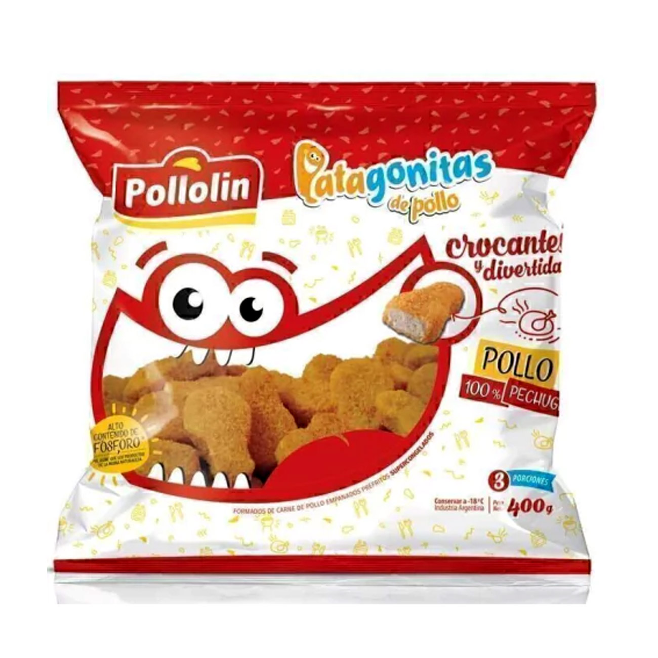 Patagonitas De Pollo 400gr