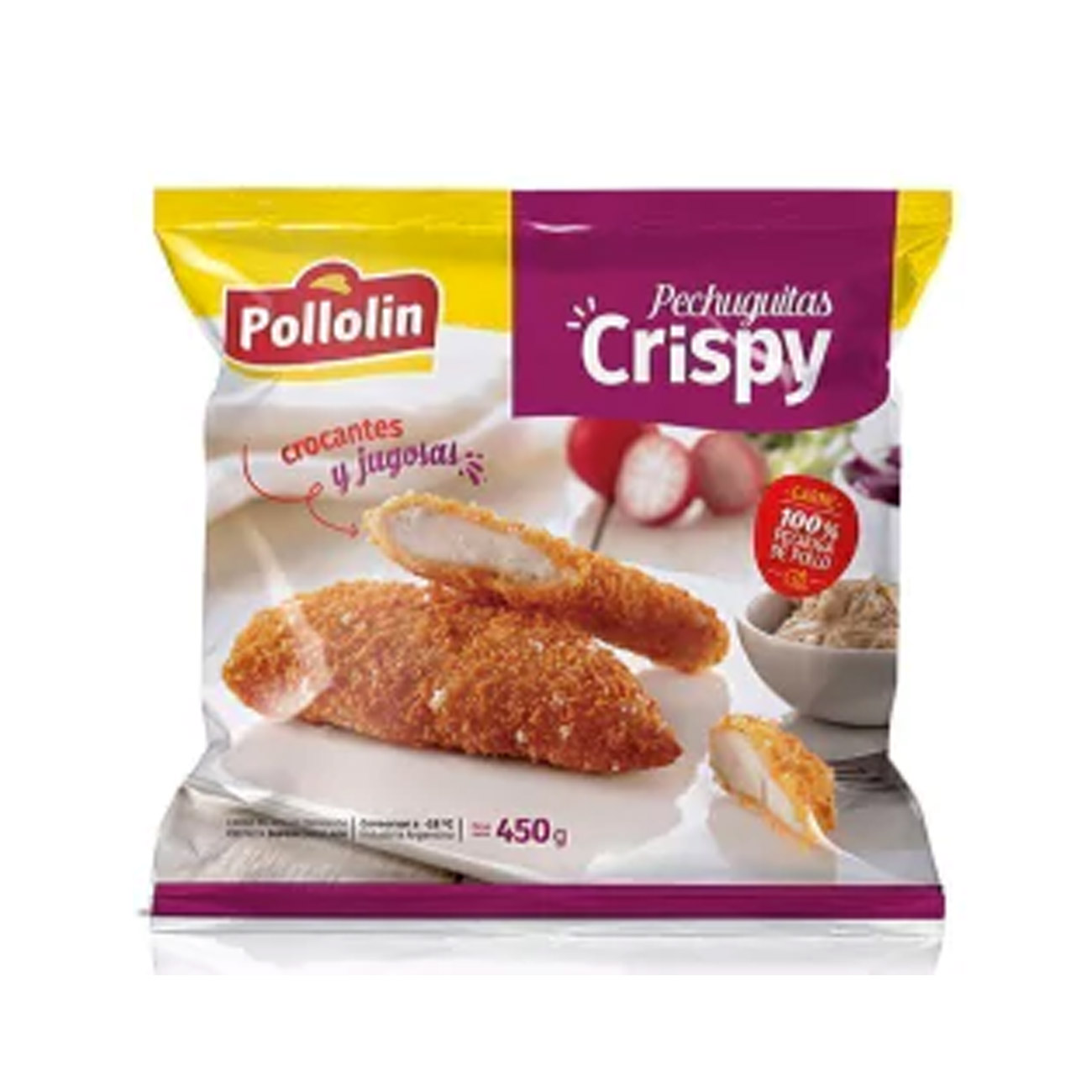 Pechuguitas Crispy Pollolin 450gr