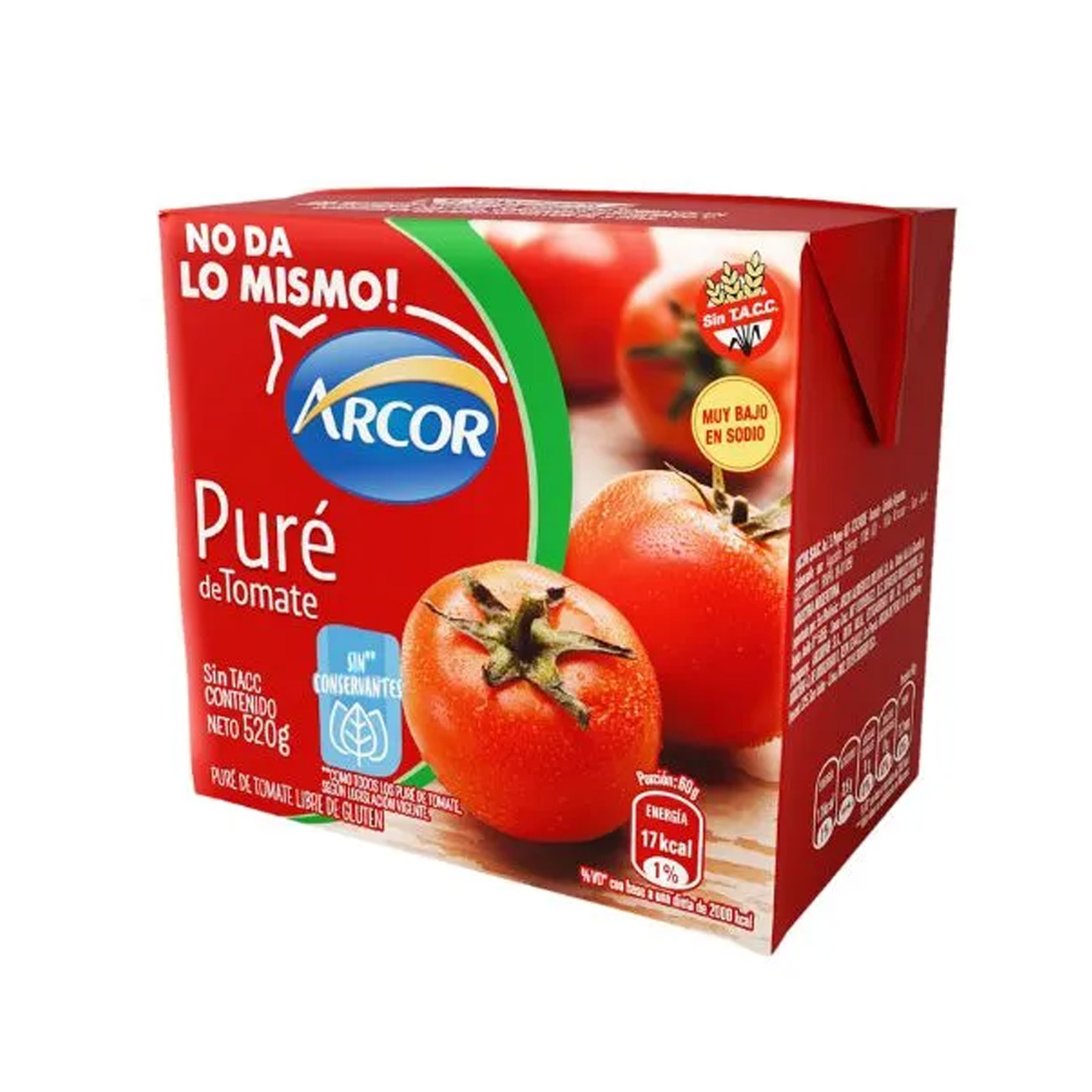 Pure De Tomate Arcor Tetra 520gr