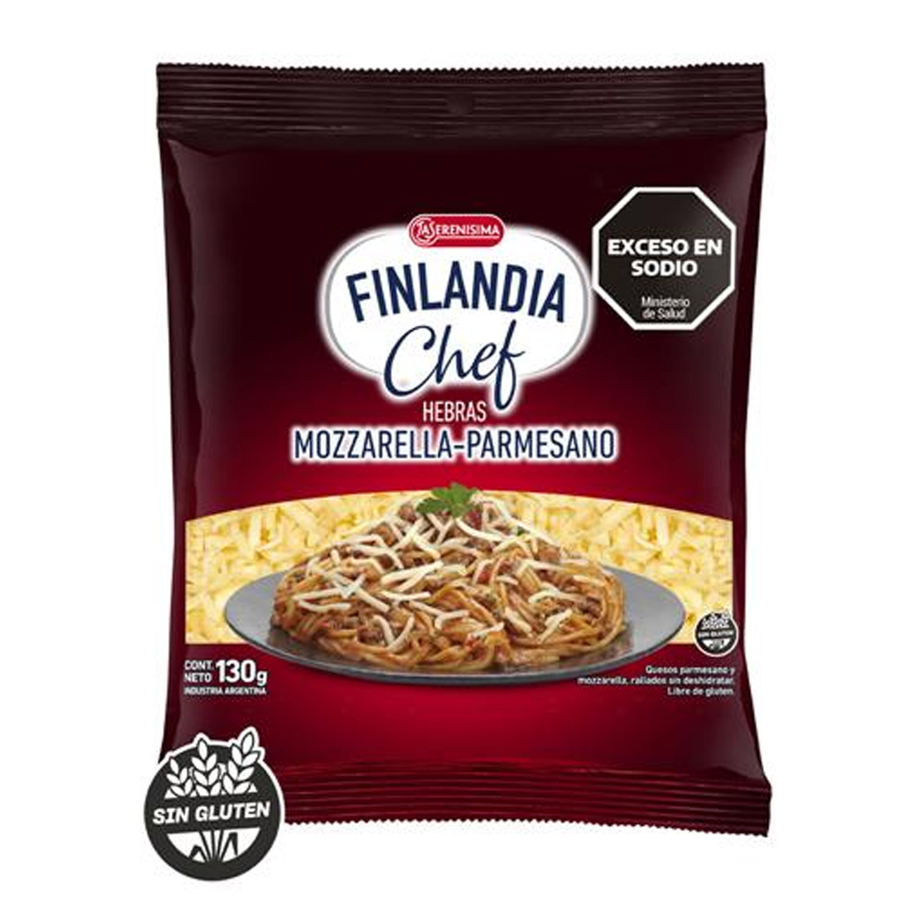 Queso LS Hebras Mozzarella Y Parmesano 130gr