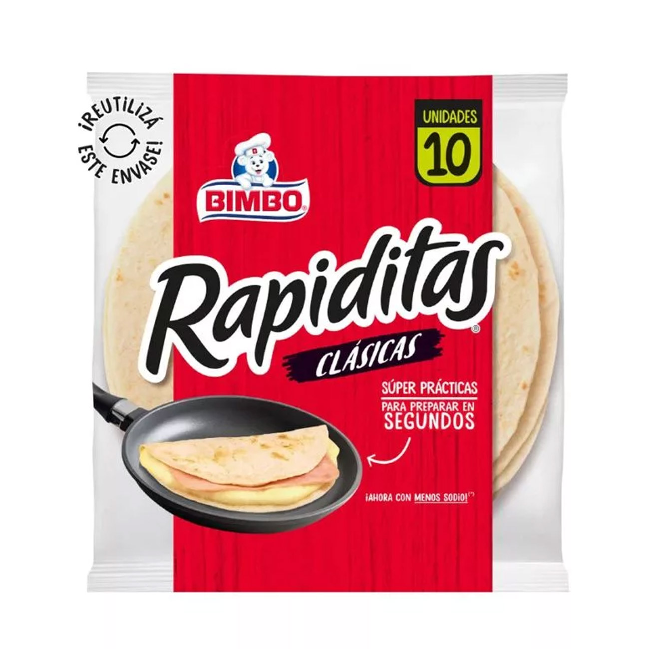 Rapiditas Clásicas Bimbo X 10 275gr