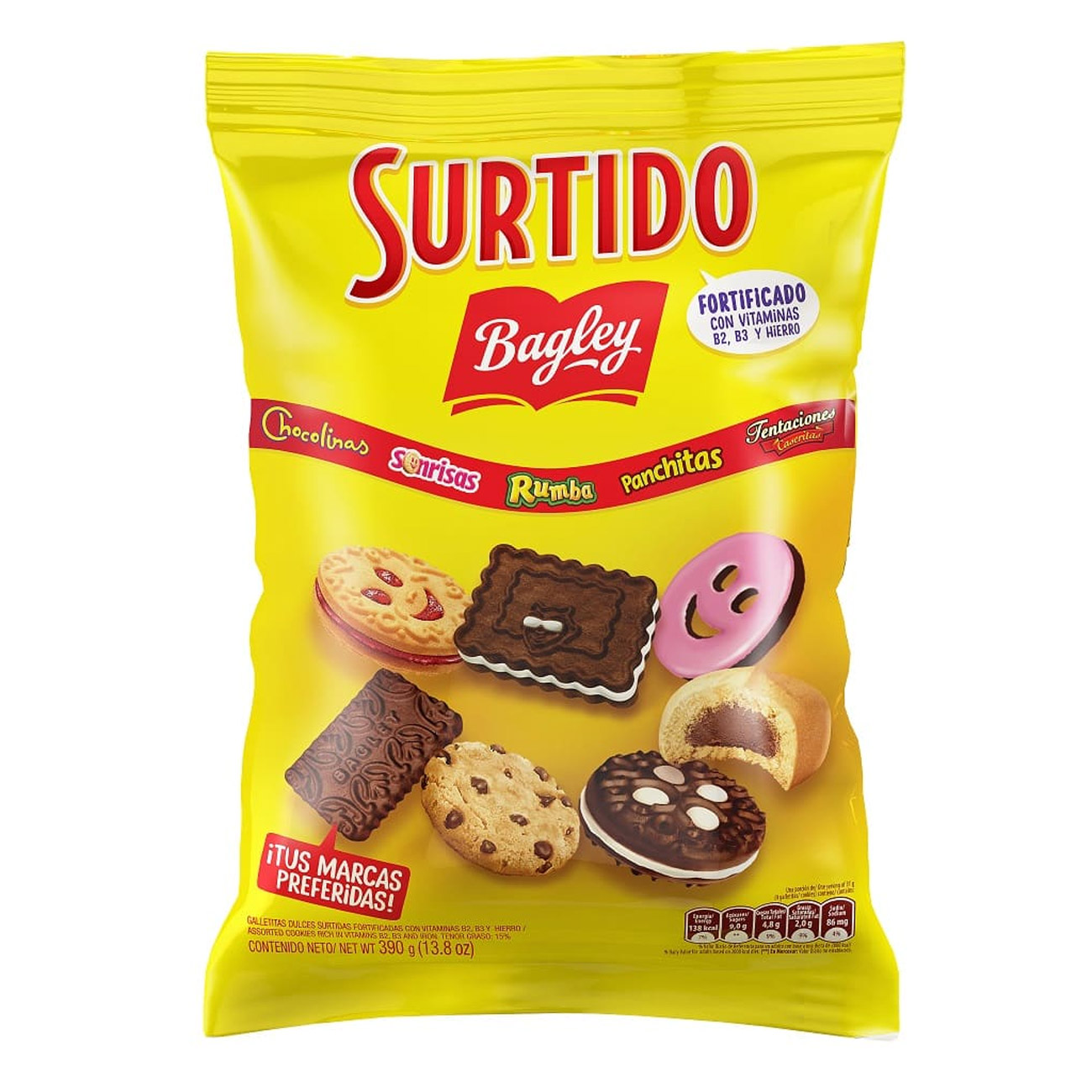 Surtido Bagley 390gr