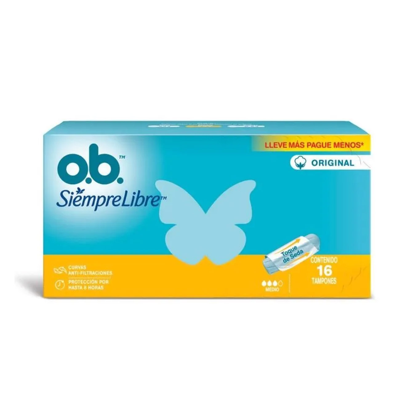 Tampon Original Medio O.B. 16un