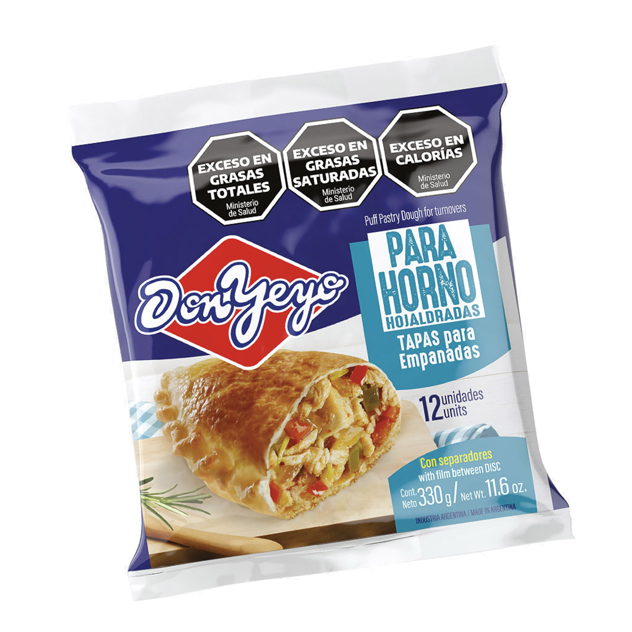 Tapa Empanadas Horno Don Yeyo