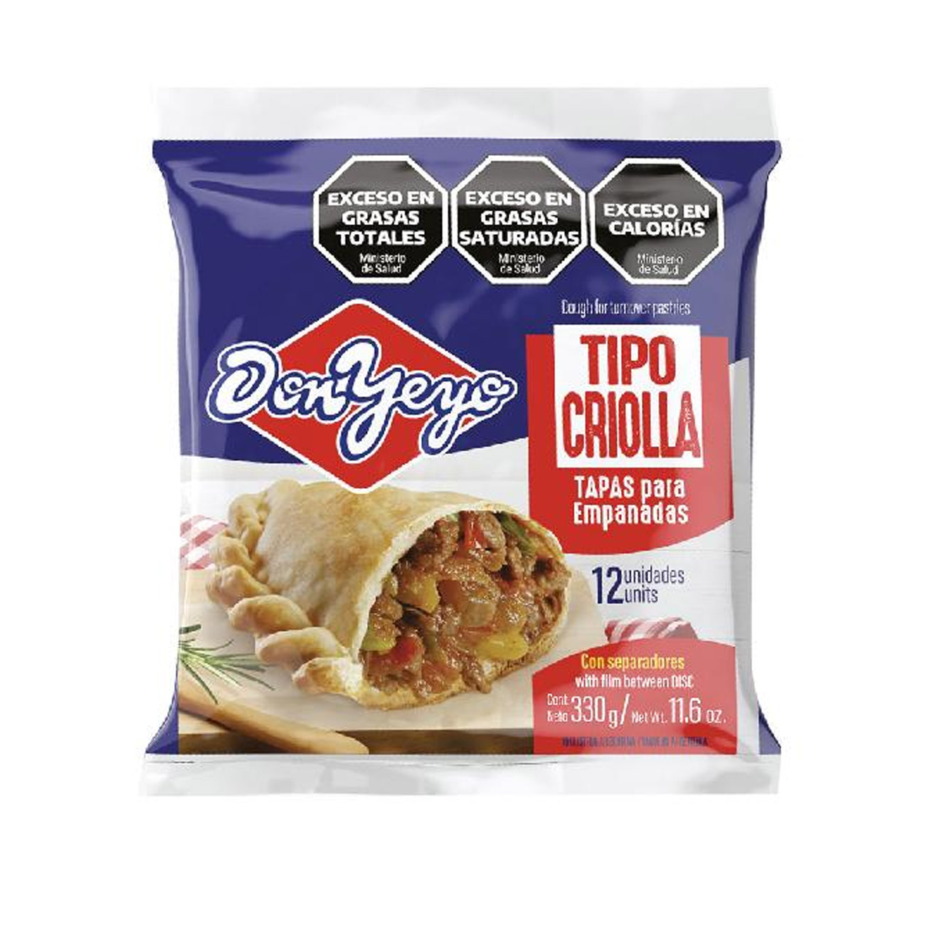 Tapa Empanadas Criollas Don Yeyo