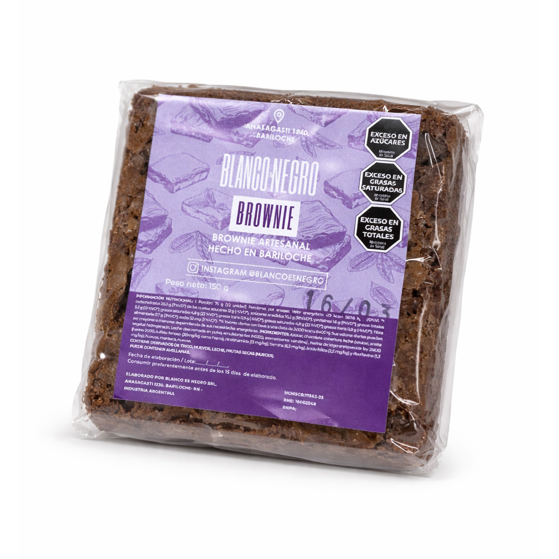 Brownie Blanco es Negro