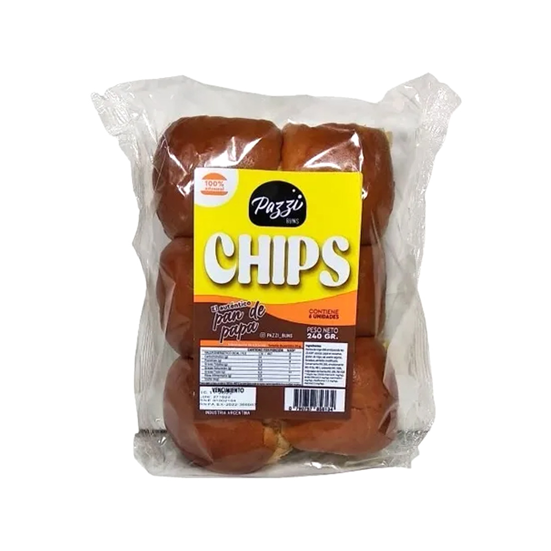 Chips De Papa Pazzi 20gr