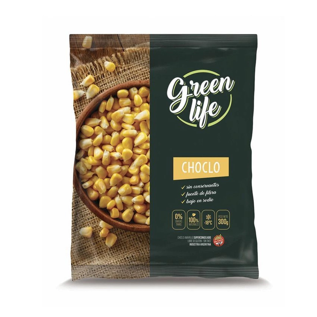 Choclo Congelado Green Life 300gr
