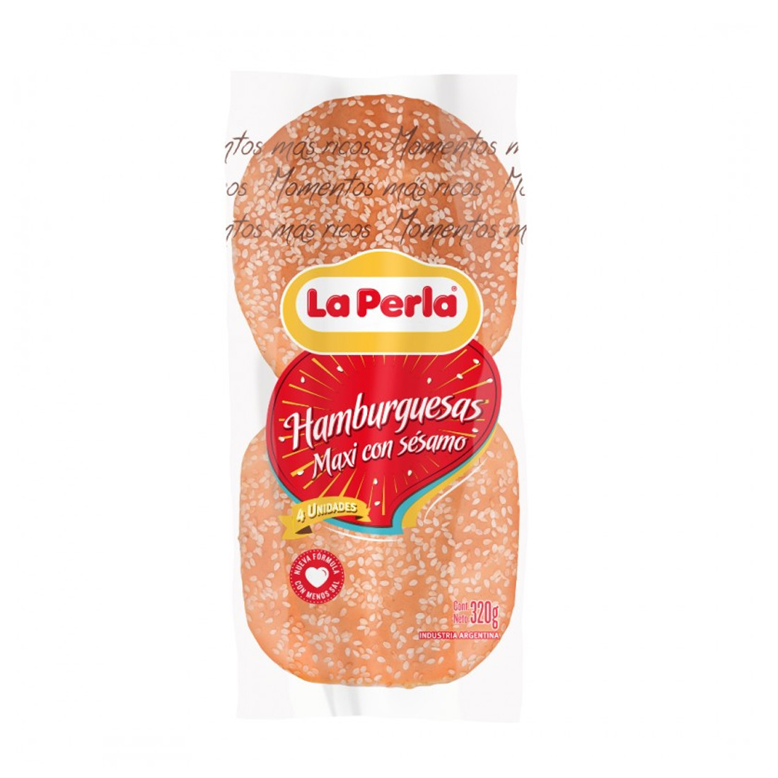 Pan de Hamburguesa Semillas La Perla