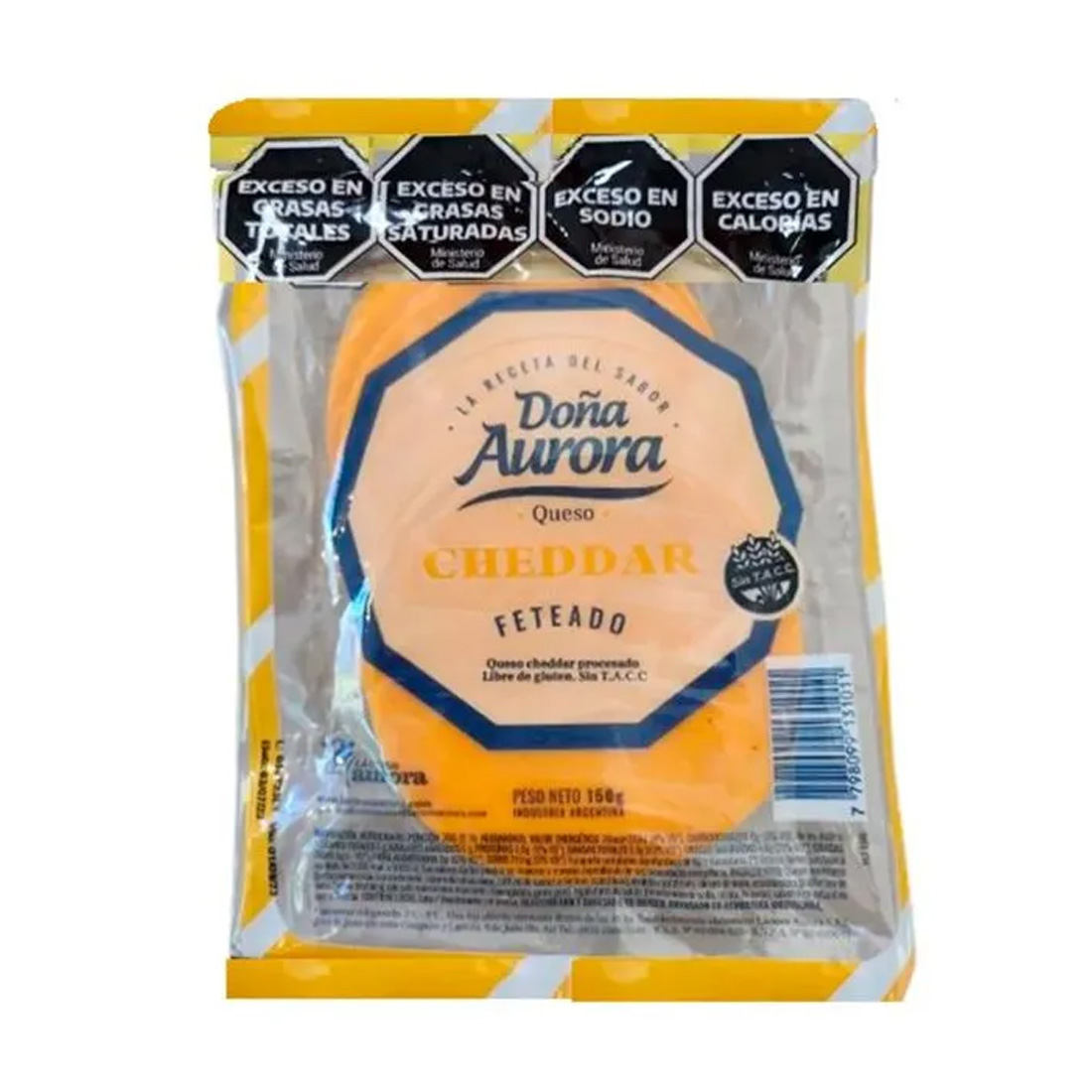 Cheddar Feteado Doña Aurora 150g