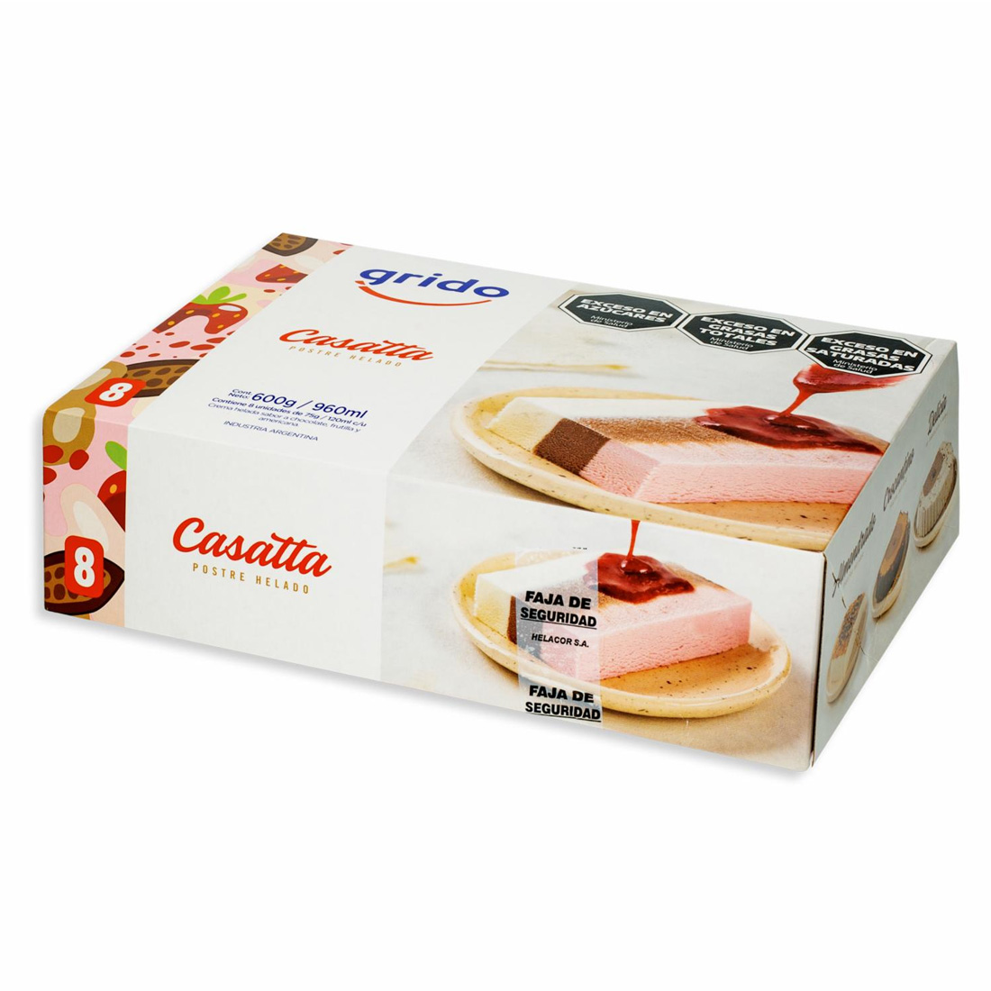 Caja Postre Casatta Grido